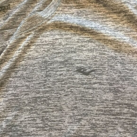 Everlast Men's Long Sleeve Base Layer Long Sleeve Tee Size Large in Light Gray - Picture 8 of 10